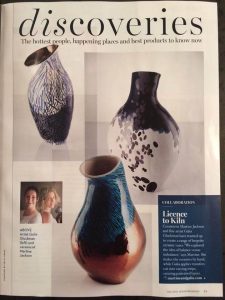 Press Coverage for "Galia and Martine Collaborate." 
